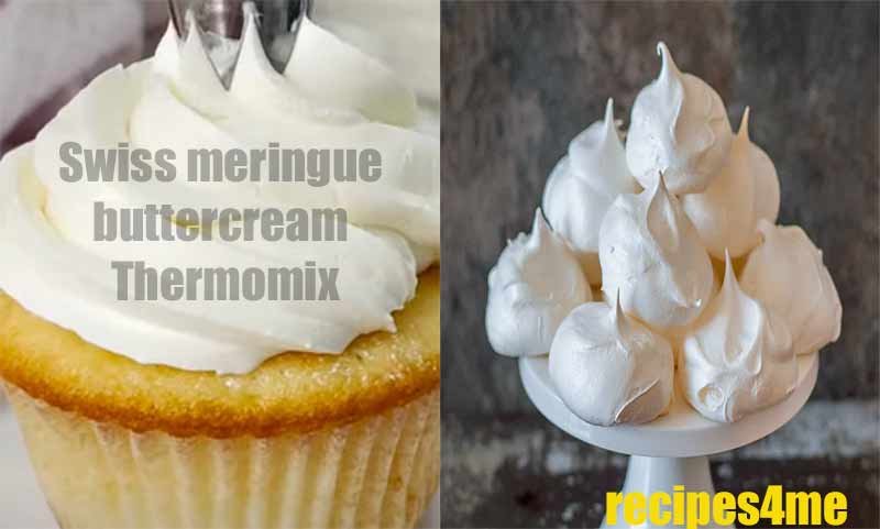 Swiss meringue buttercream Thermomix